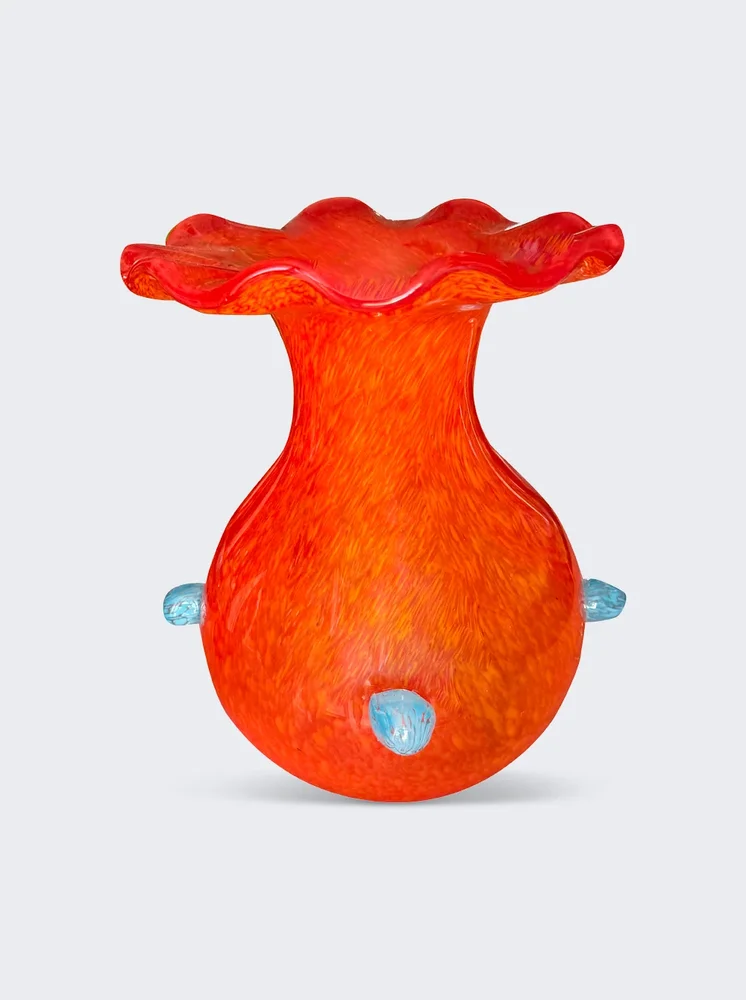 Andreia Orange Tulip Vase