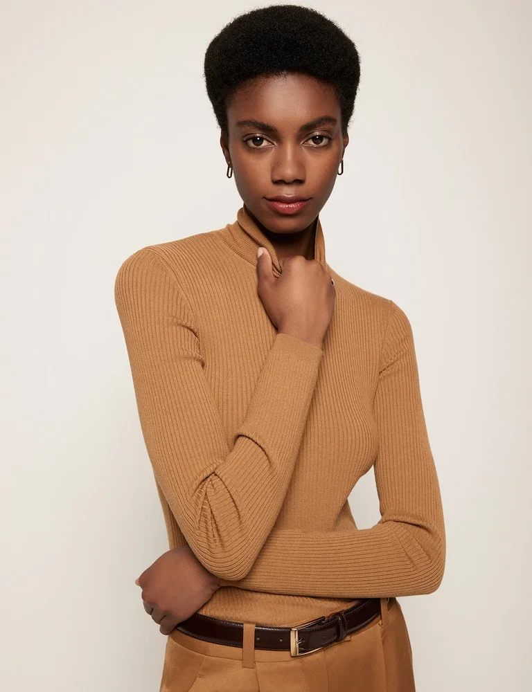 Ribbed Turtleneck - Resale