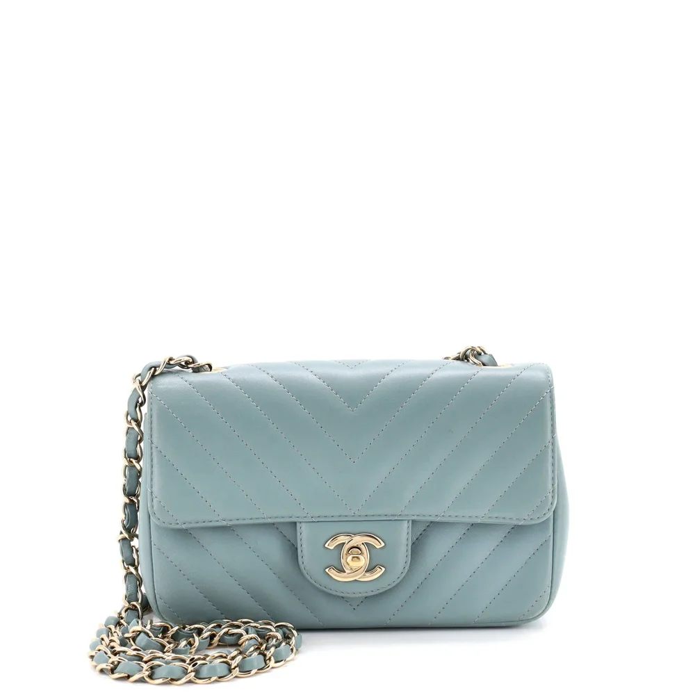 Pre-Owned Chanel Rectangular Mini Classic Flap Bag 20cm