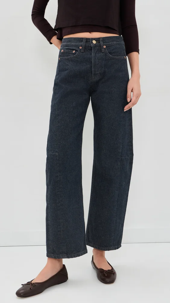 Slim Lasso Barrel Jeans