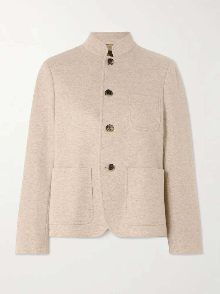 Mini Spagna cashmere-blend jacket