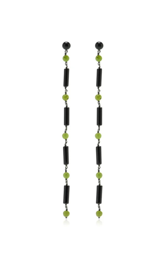 Jackie Onyx, Jade earrings
