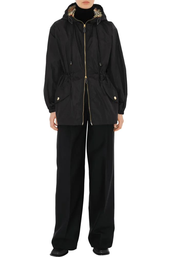 Nylon Hooded Jacket