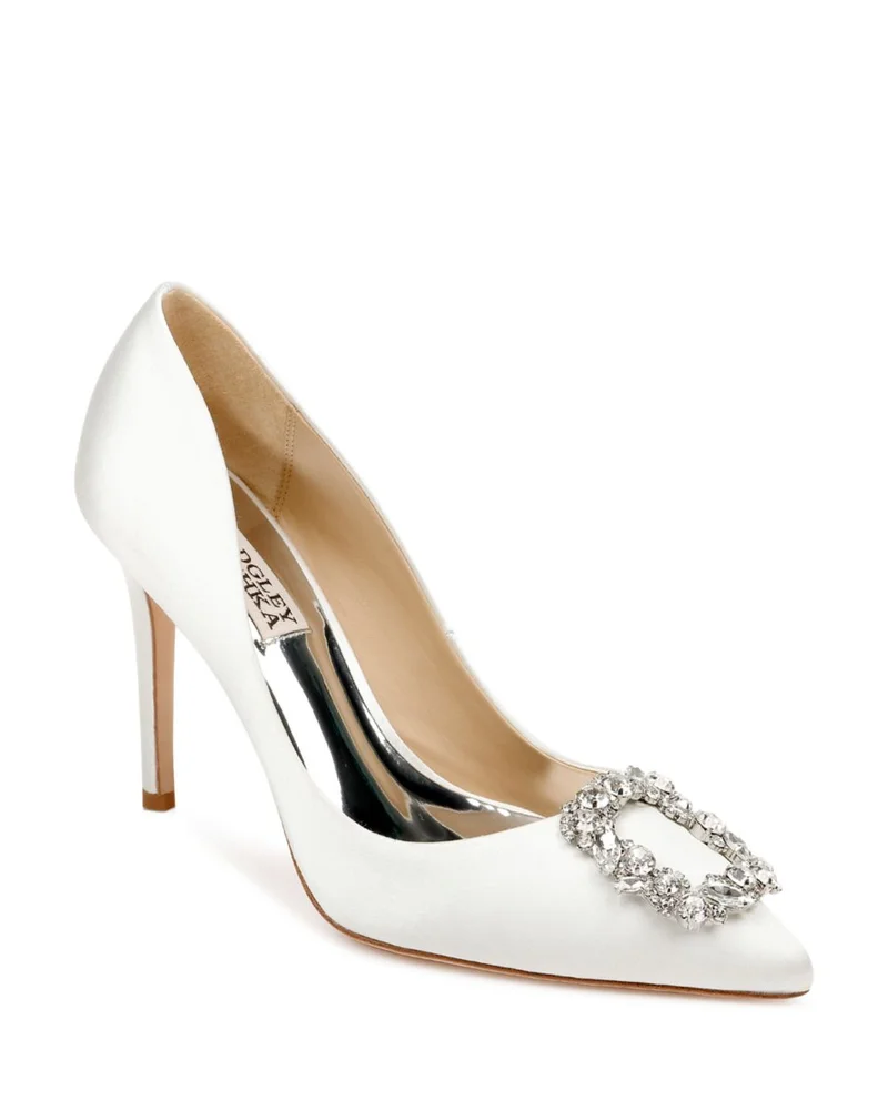 Cher Crystal Buckle Pump