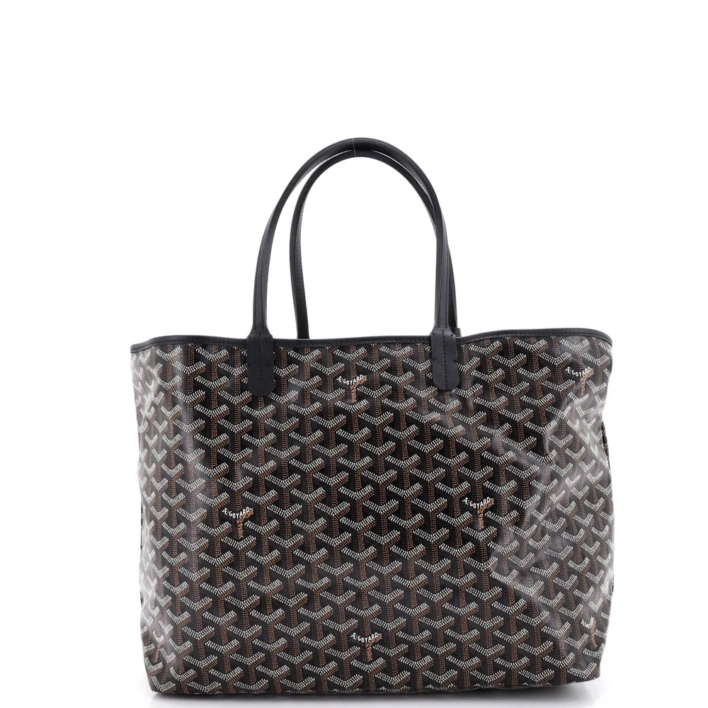 Pre-Owned Saint Louis Reversible Tote Coated Canvas and Printed Canvas PM