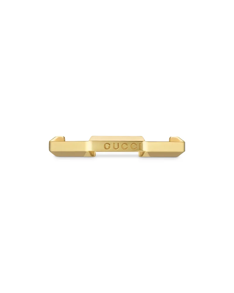 18K Yellow Gold Link To Love Mirror Ring