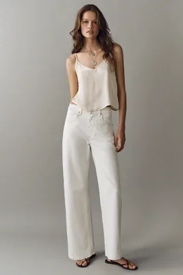 PAIGE Arellia Skimmer High-Rise Tapered Jeans