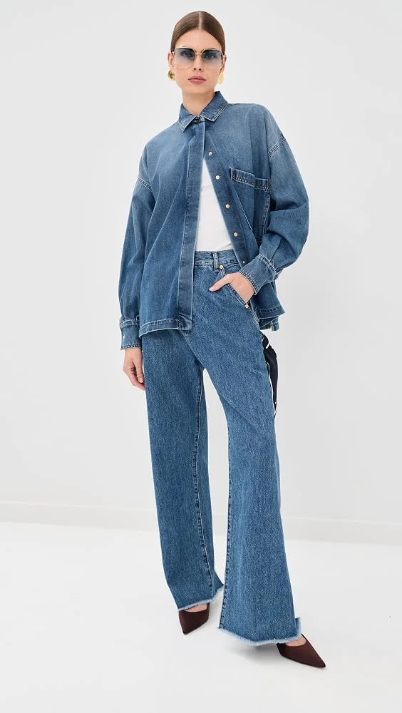 Sienna Loose Side Split Jeans