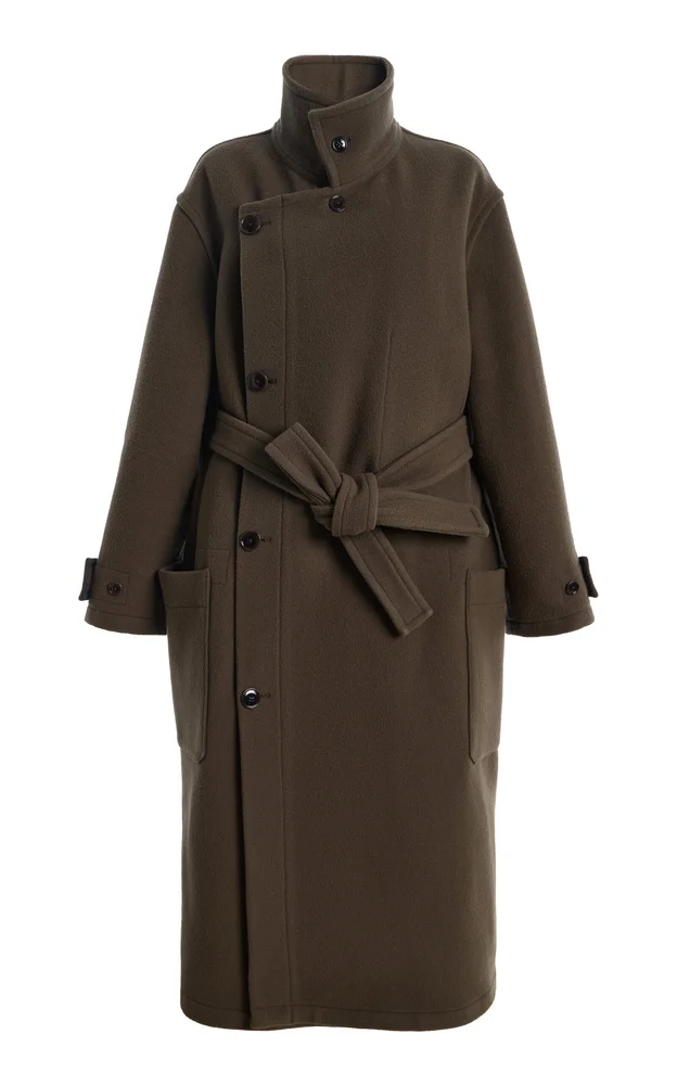 Wrap Cotton Trench Coat