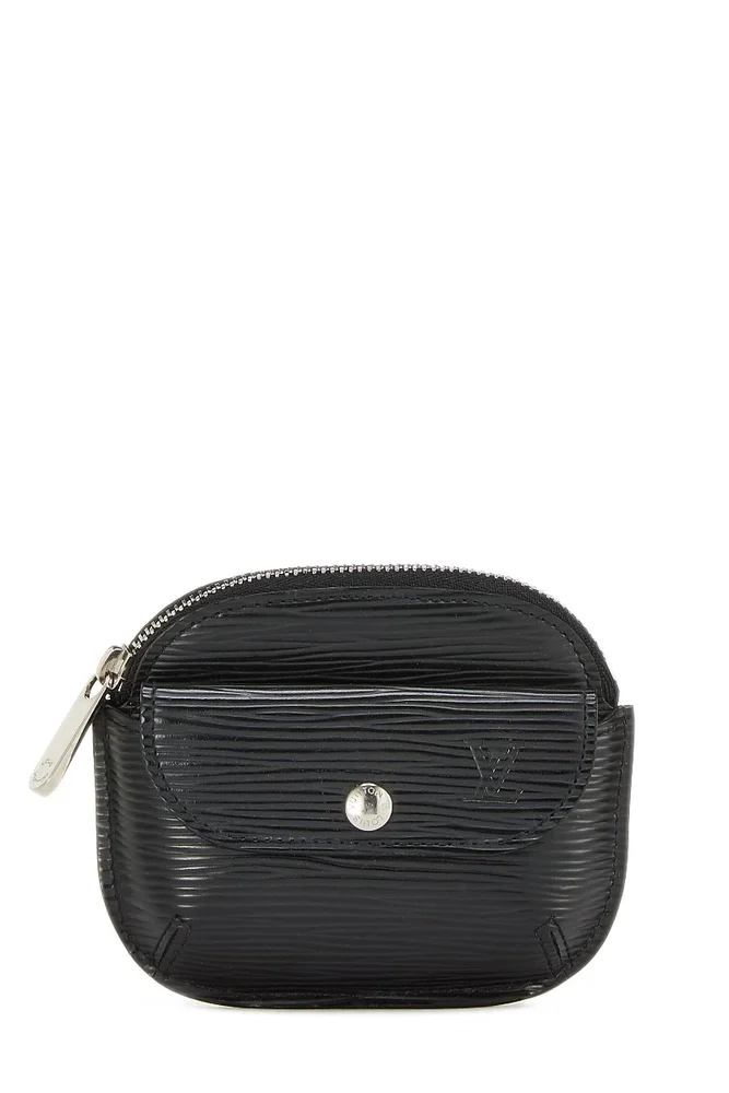 Black Epi Schilling Coin Pouch