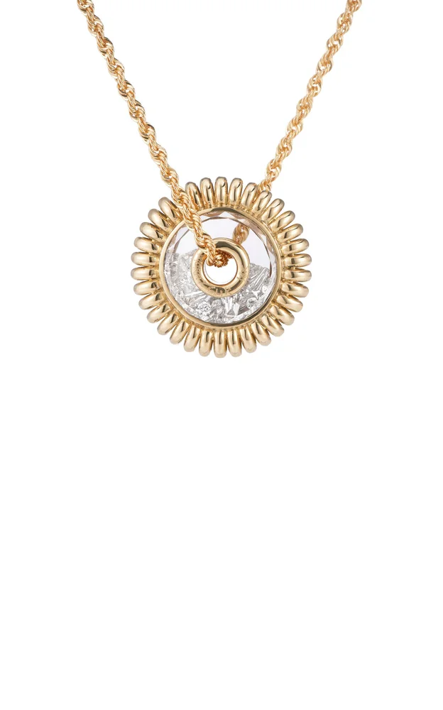 Mola 18K Yellow Gold Diamond Shaker Necklace