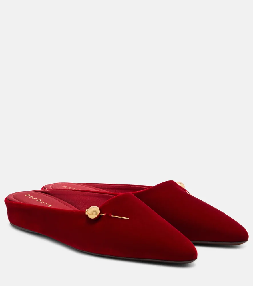 Sleep On It velvet mules