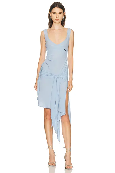 Draped Mini Dress