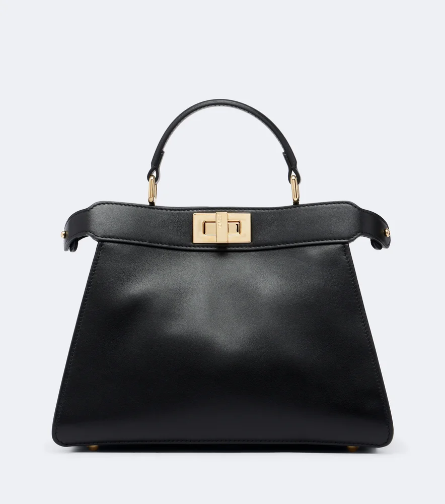 Peekaboo® Small leather top-handle bag