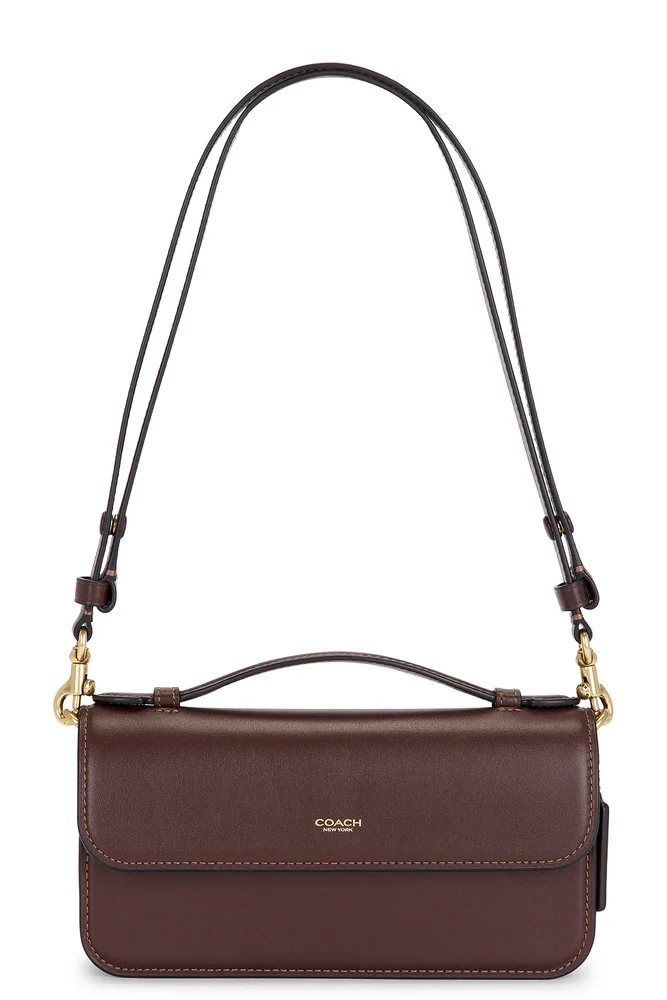 Refined Calf Leather New York Elora Top Handle Crossbody Bag