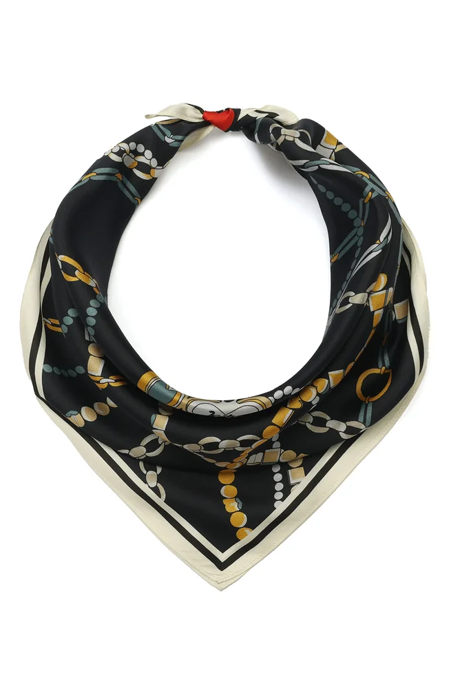 Interlocked Silk Bandana