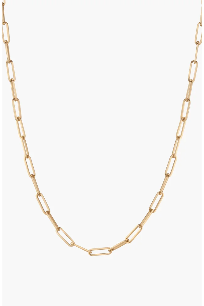 Large Paperclip Chain Necklace