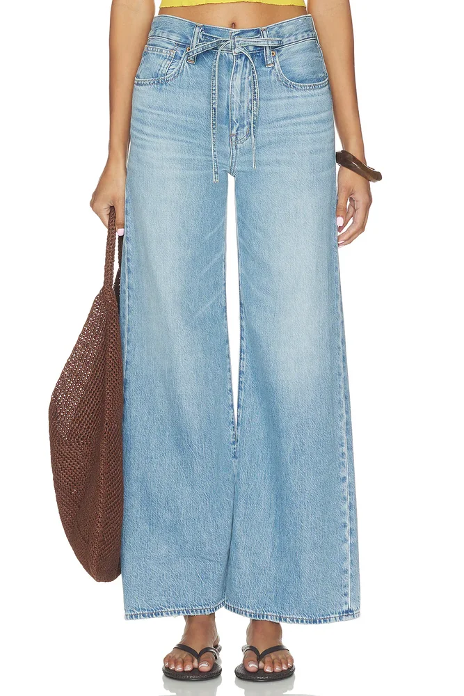 The Ultimate Wide-Leg Jean in Airy Denim