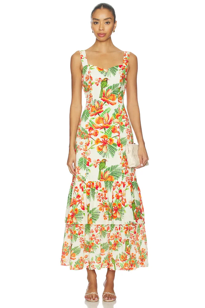 Garden Tiered Maxi Dress
