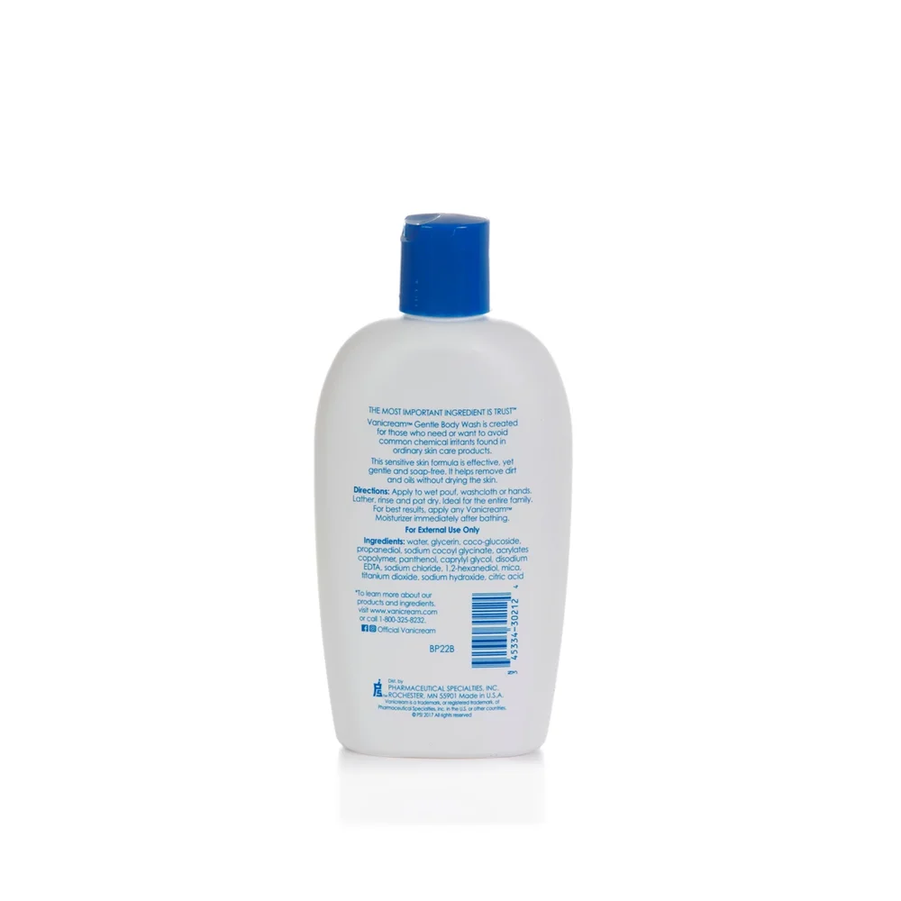 Gentle Body Wash for Sensitive Skin, Unscented