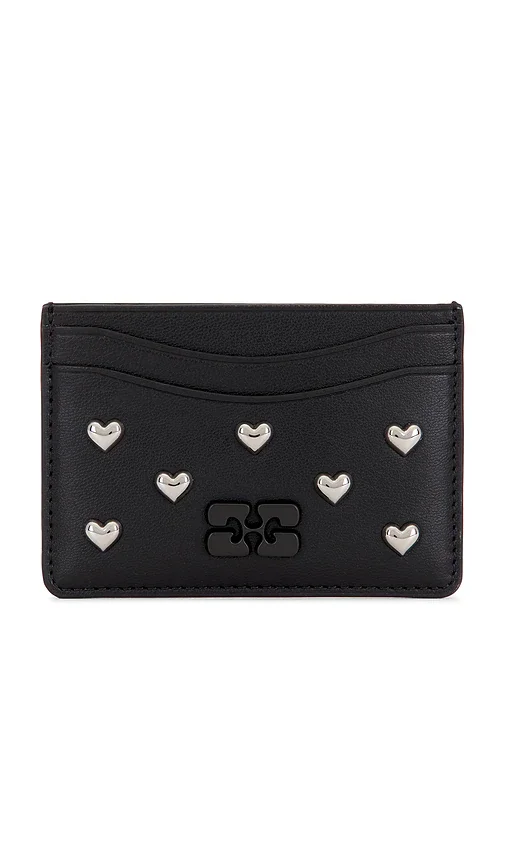 Bou Card Holder Hearts Studs