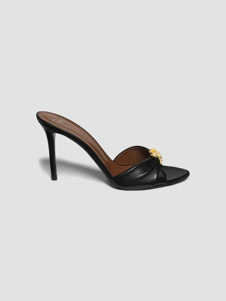 Clandestino 90MM Leather Mules