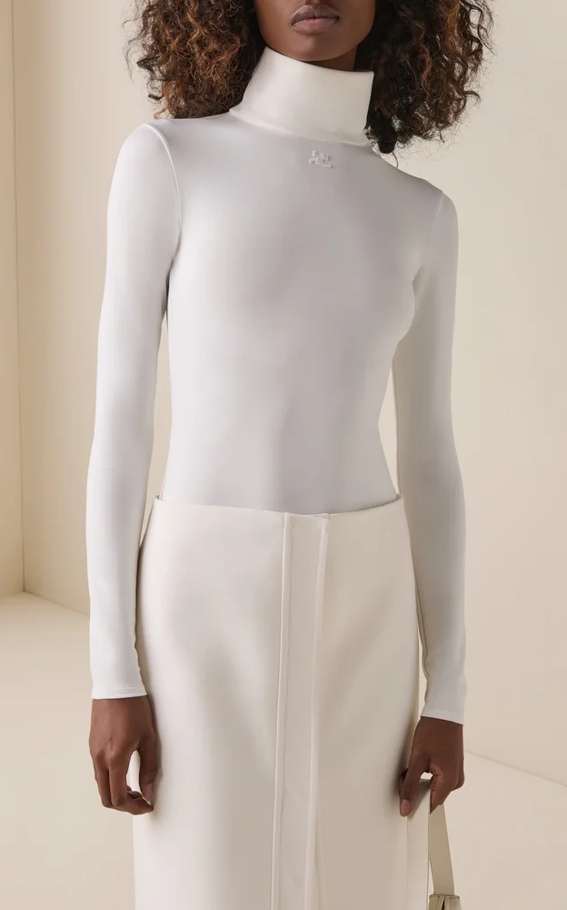 Mockneck Jersey Bodysuit