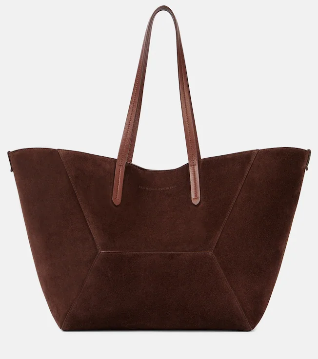 BC Duo Large suede tote bag