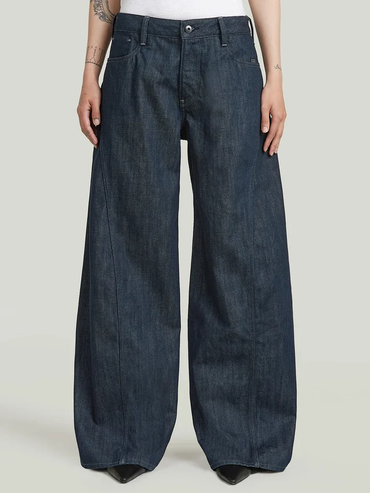Helyx 3D Cinch Wide Jeans