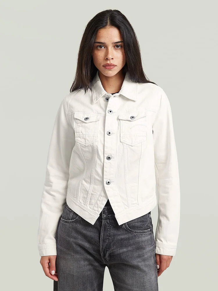 Pitched Hem Slim Jacket