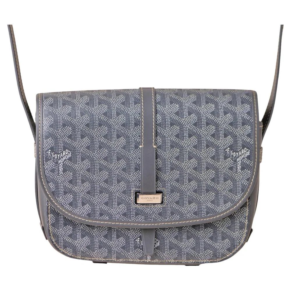 Pre-Owned Belvedere II PM Grey Messenger Bag