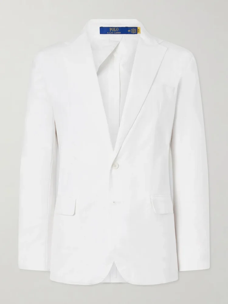 Cotton-Blend Blazer