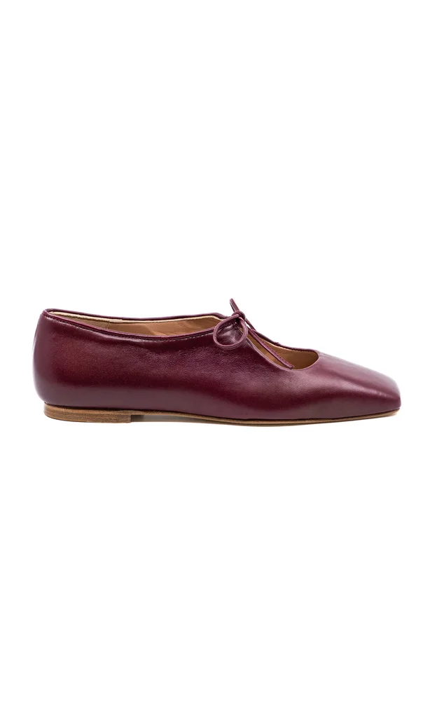 Amelia Leather Ballet Flats
