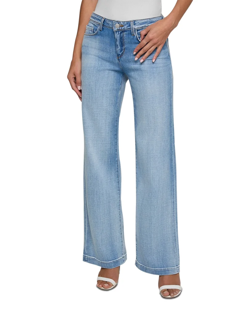 Joanne Low Rise Wide Leg Jeans in Salinas