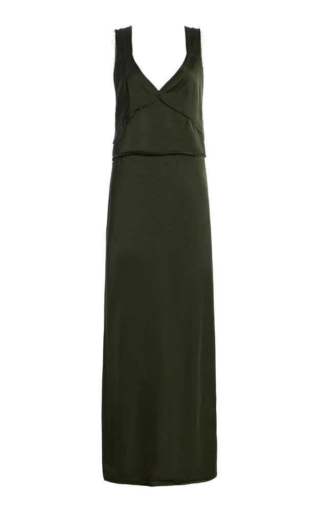 V-Neck Slip Dress
