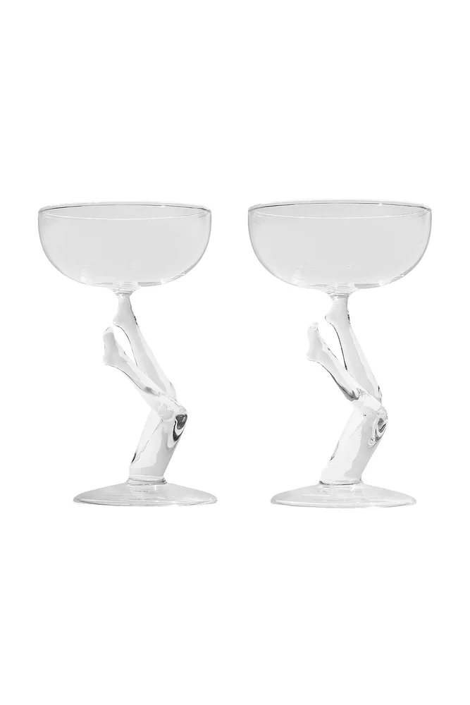 Tip Toe Coupe Glasses Set Of 2