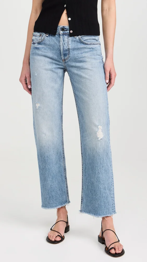 Low Rise Straight Jeans