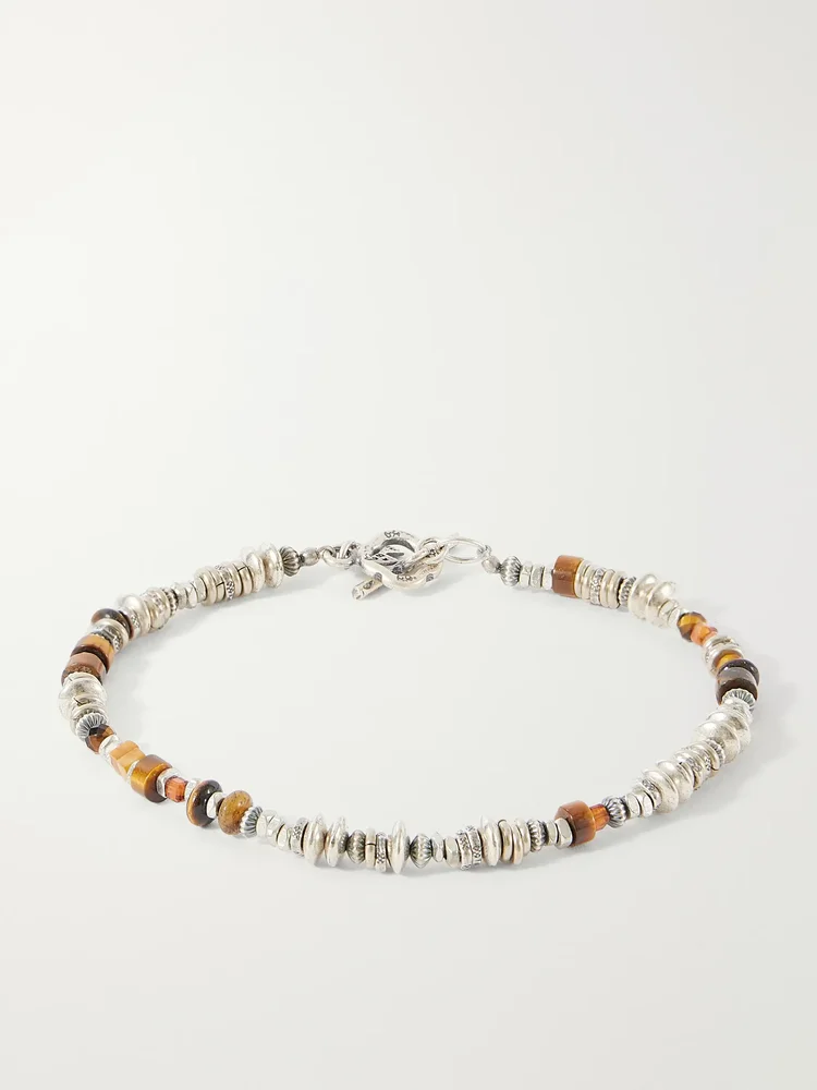 Jemez Sterling Silver Garnet Bracelet