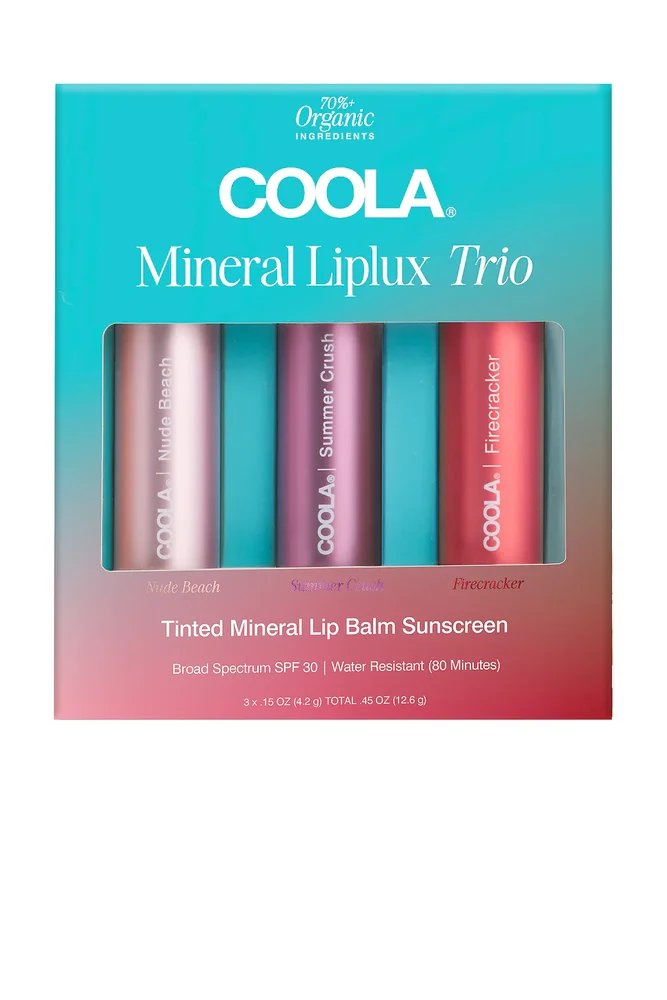 Mineral Liplux Lip Balm SPF30 Trio