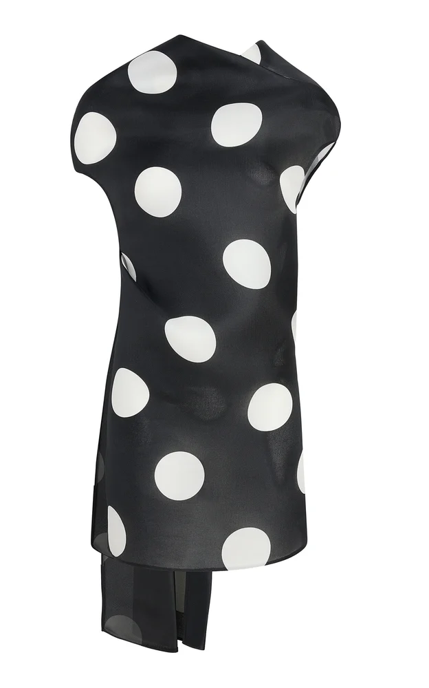 Tatia Silk Gazar Mini Dress