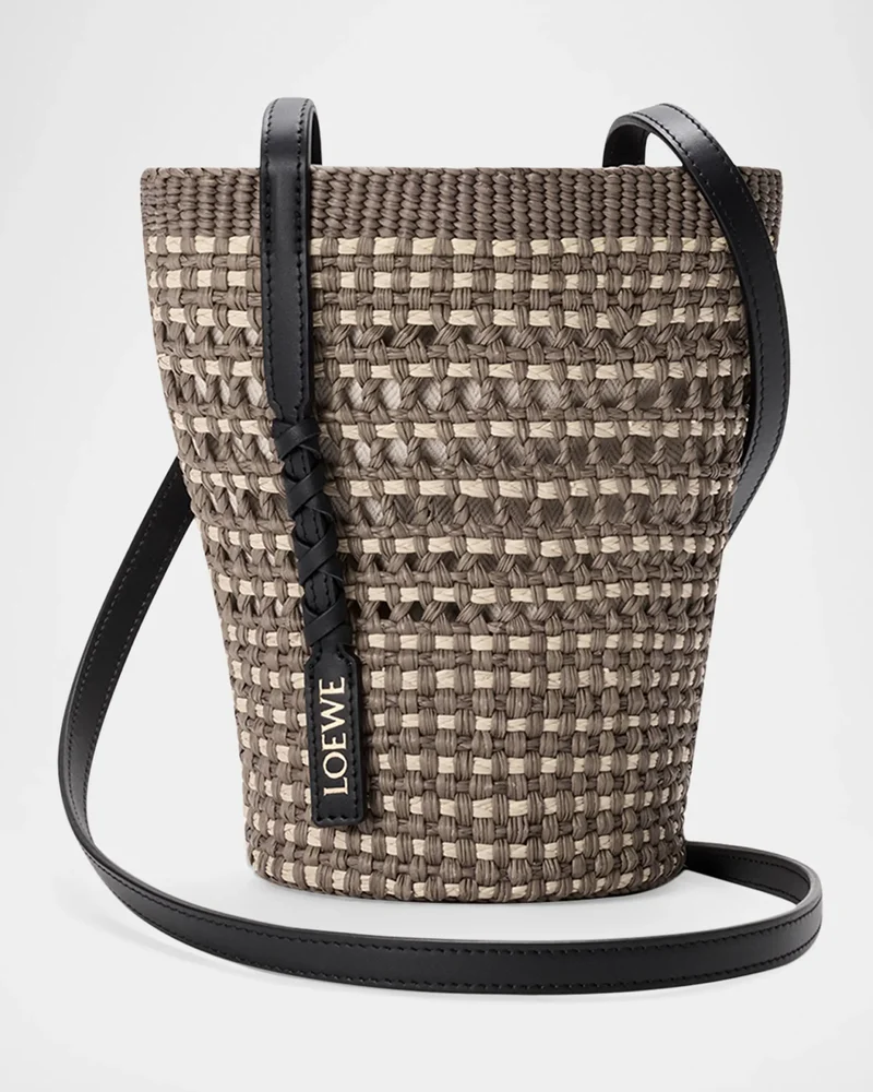 x Paula's Ibiza Braid Woven Palm Leaf Crossbody Bag