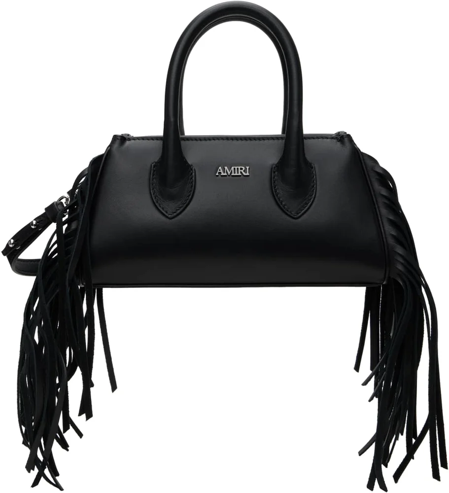 Black Fringe Micro Honey Bag