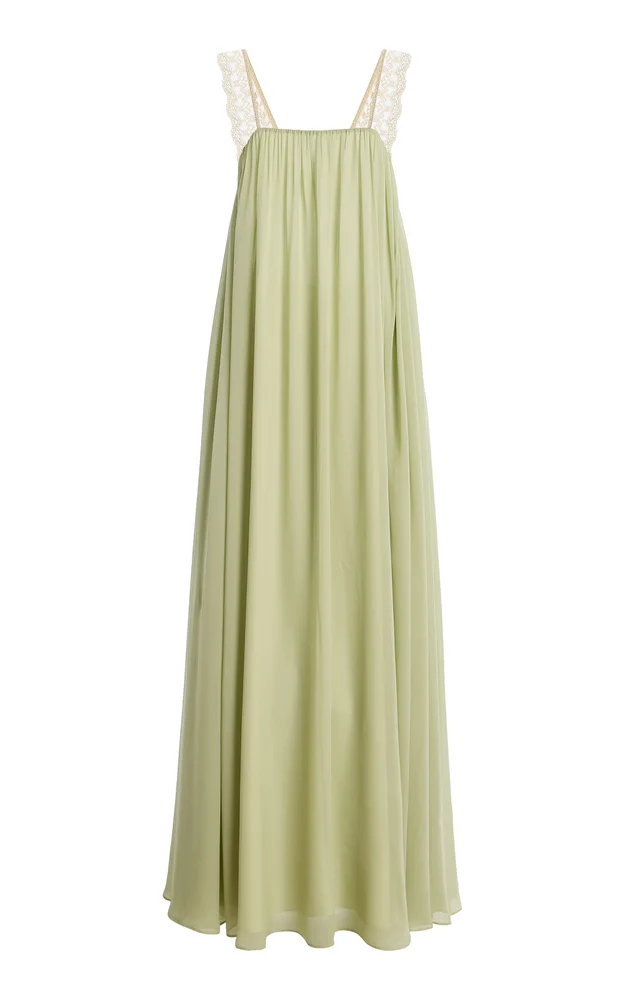 Exclusive Carmela Chiffon Maxi Dress