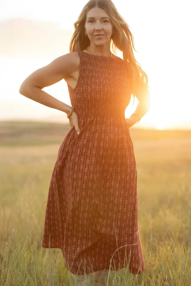 ivycityco.com Ana Dress in Sequoia Felicity Floral