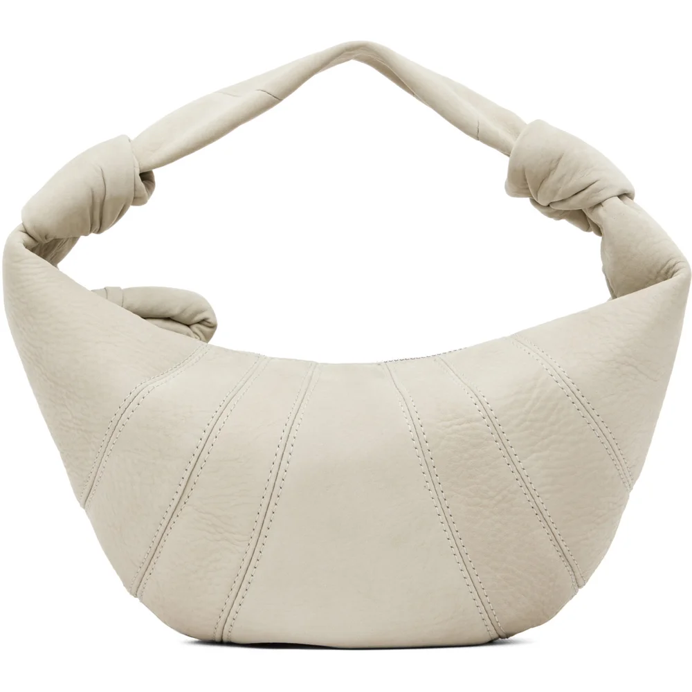 Gray Mini Fortune Croissant Bag