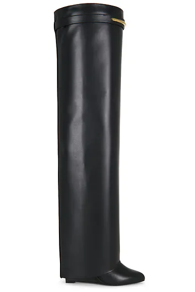 Shark Pinch Over The Knee Boot