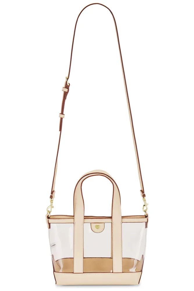 Clear Mini Tote Crossbody Bag