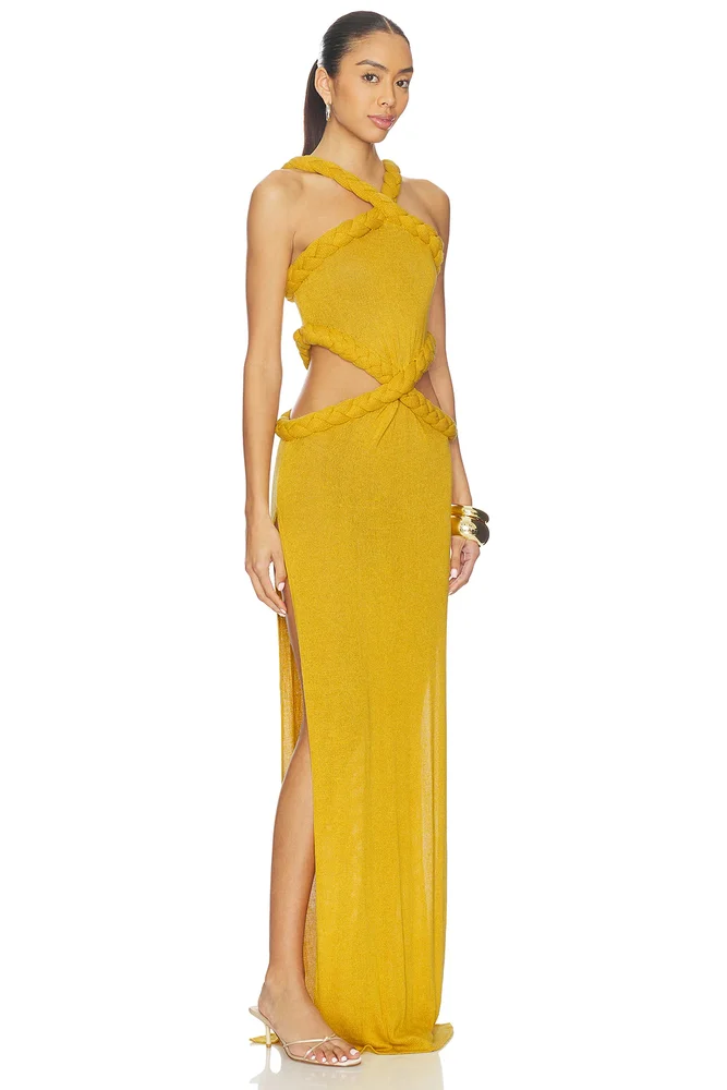 Knit Celeste Halterneck Dress