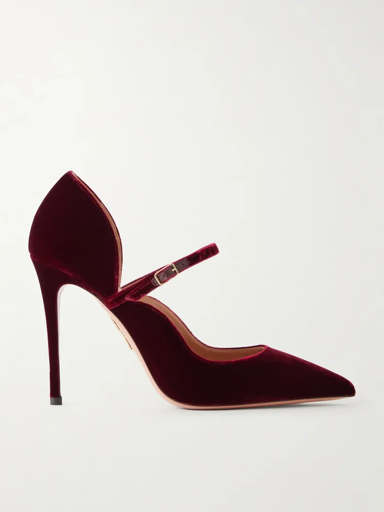 Bellezza 105 velvet pumps