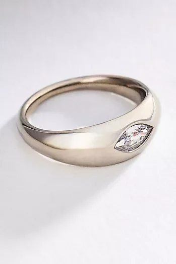 Joy Pop Cubic Zirconia Ring - Peach/Yellow